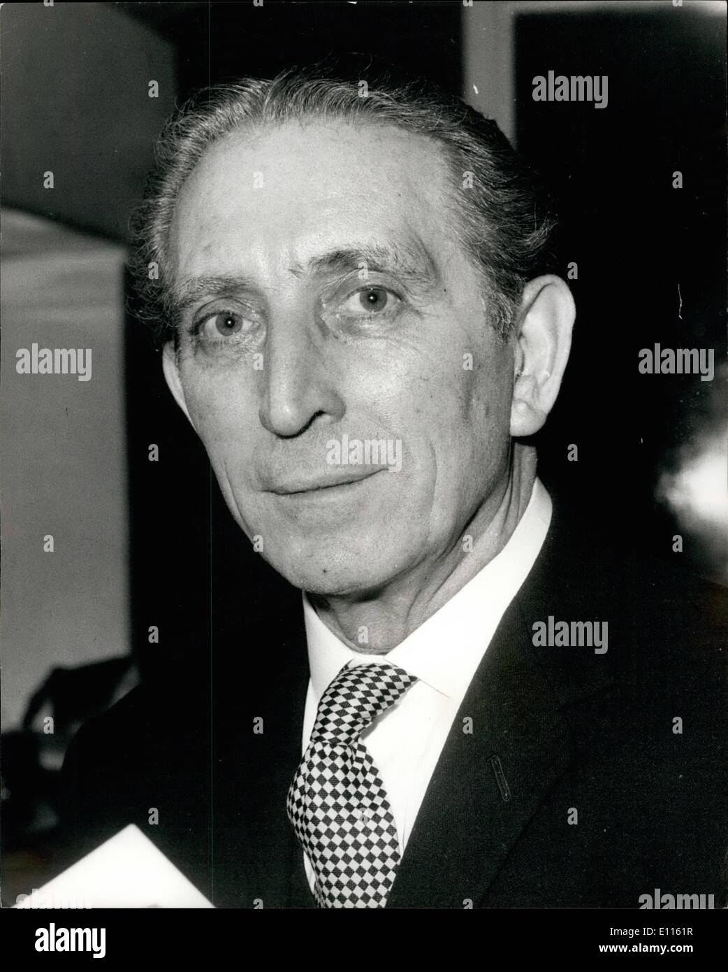 2. Februar 1976 Mr Thomas, werden gewählt als die neue