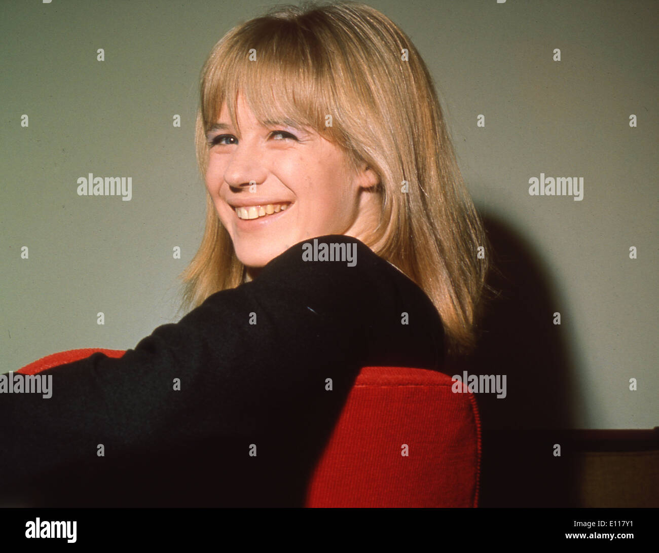 MARIANNE FAITHFULL UK-Pop-Sängerin im Jahr 1965 Stockfoto
