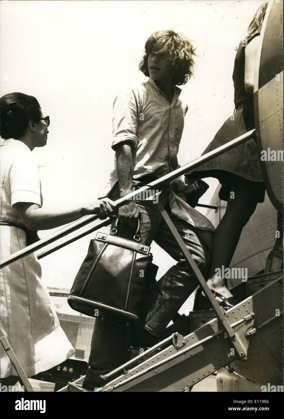 5. Mai 1976 - John Kennedy Jr Stockfoto