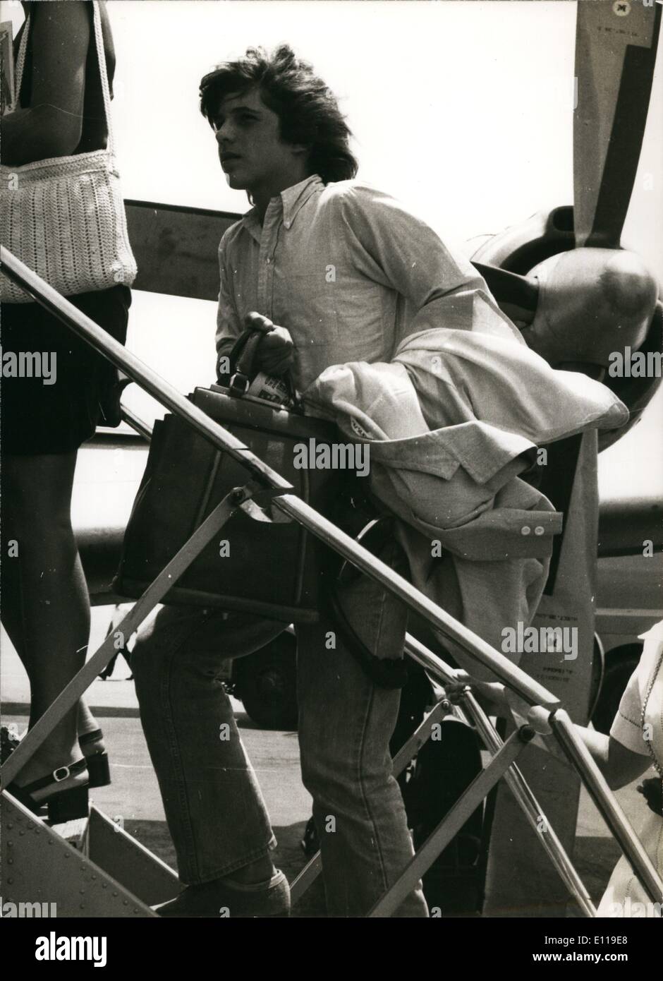 5. Mai 1976 - John Kennedy Jr Stockfoto
