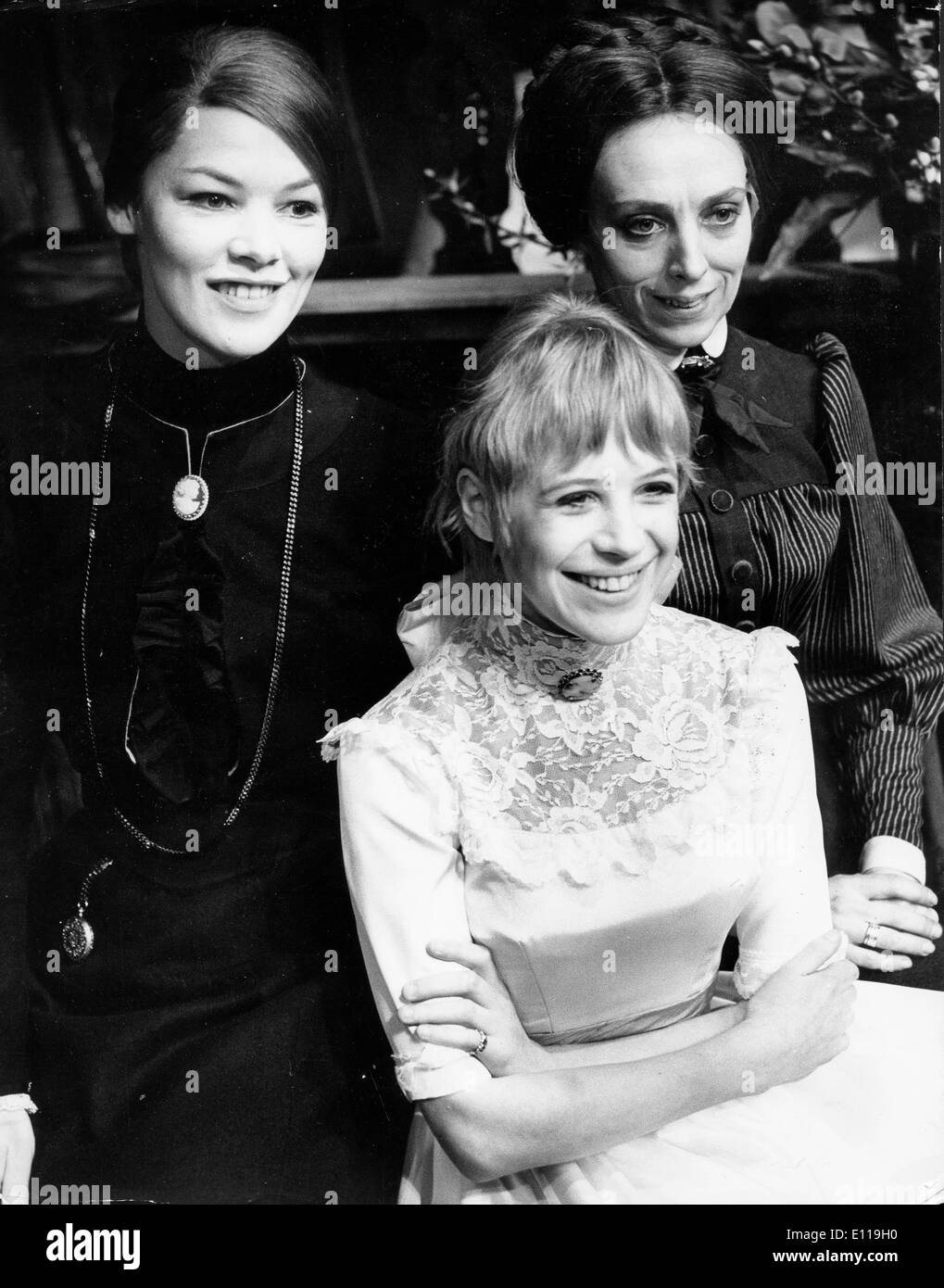 Glenda Jackson, Marianne Faithfull und Avril Elgar Stockfoto