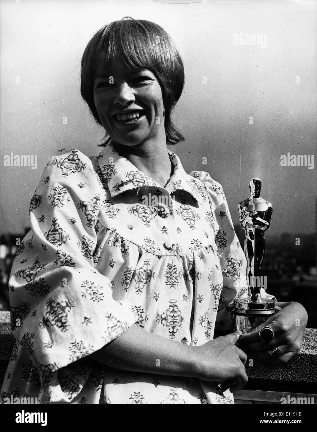 Schauspielerin Glenda Jackson hält Oscar-Verleihung Stockfoto
