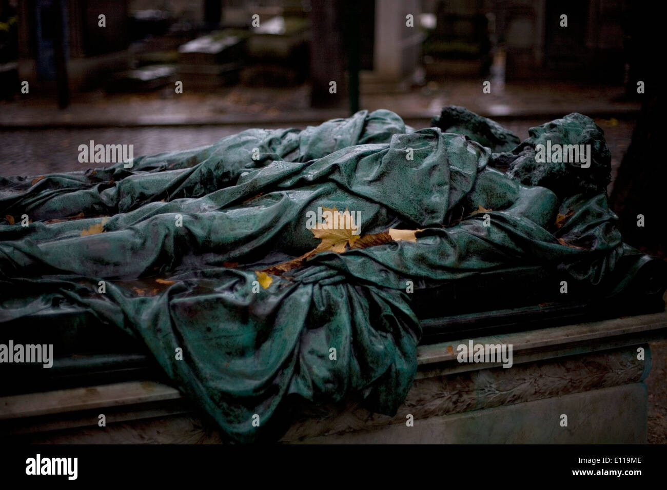 Friedhof Père Lachaise in Paris Stockfoto