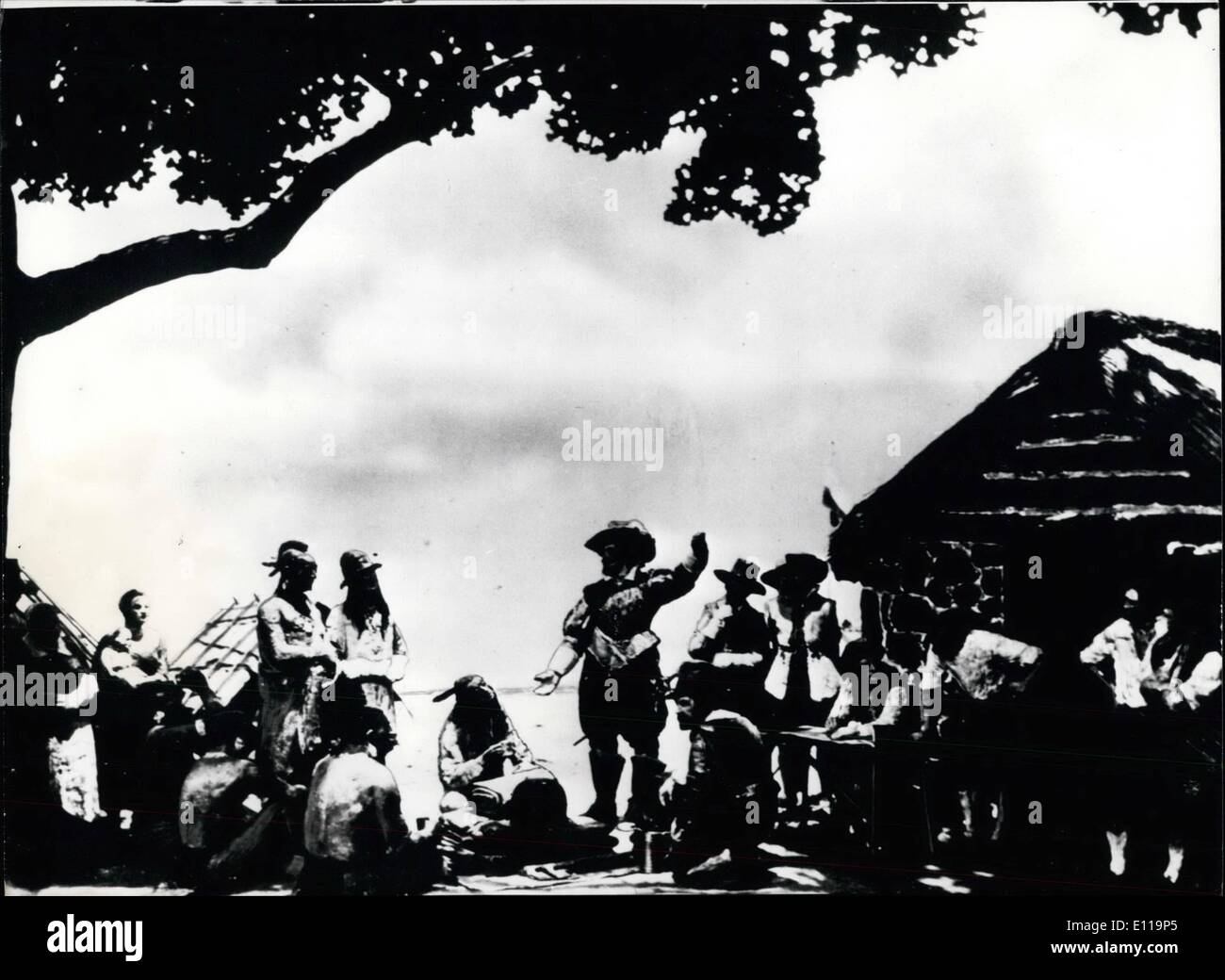 Mai 05, 1976-350 Jahren New York wurde von Peter Minnewit gegründet: 350 Jahren, am 4. Mai 1626, Peter Minnewit gegründet, eine Stadt, die heute eine der größten Städte der Welt: New York. Peter Minnewit, geboren ca. 1580 in Wesel in der Nähe des Rheins, und wer eine calvinistische geistliche Mann war war der Gouverneur der Kolonie New Natherlands (das war das Gebiet kolonisiert von den Holländern seit 1614, über New York und New Jersey) von 1625 bis 1631. 1626 kaufte er die Insel Manhattan von den Indianern für 60 Gulden Stockfoto