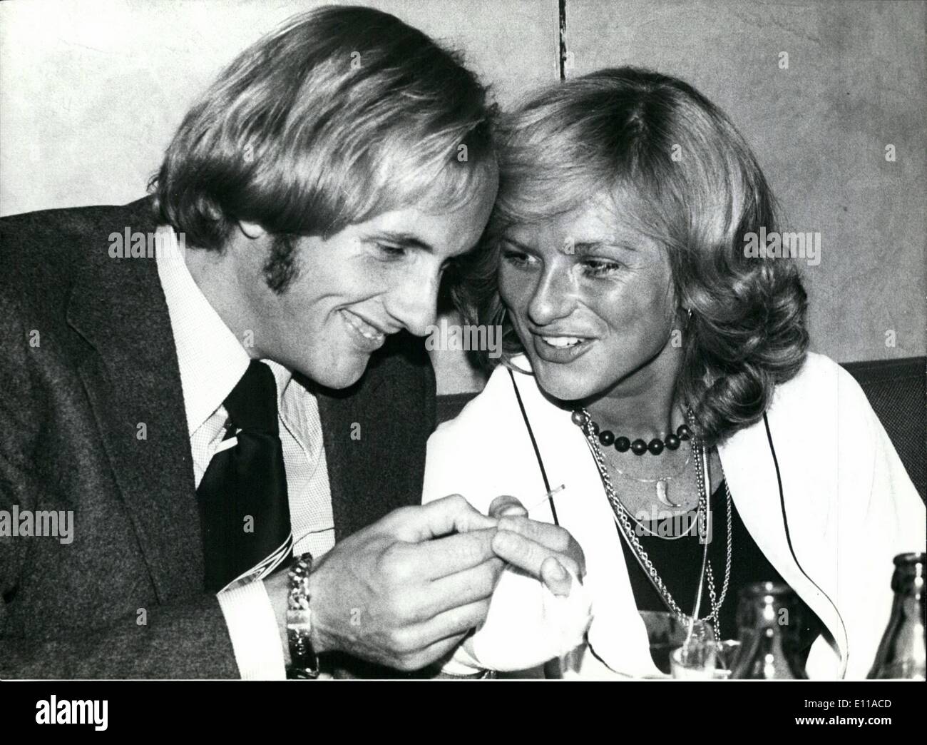 6. Juni 1976 STUCK RACING Fahrer HANS JR., am 5. Juni 1976