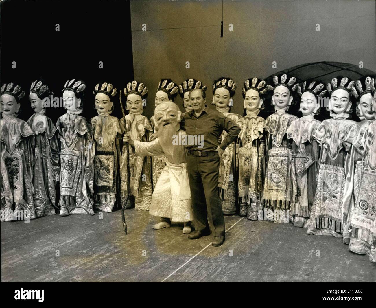 13. Oktober 1976 - Igor Moiesseiev Ballett präsentiert werden im Kongress Palais in Paris zum 5. Mal.: Stockfoto