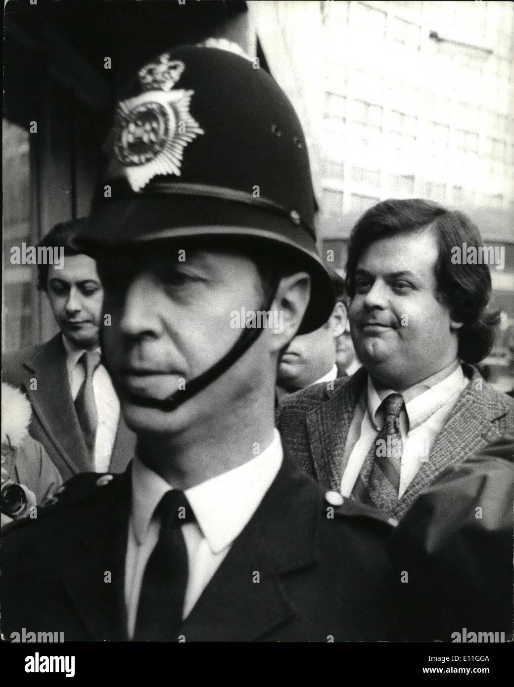 2. Februar 1978 - Führer der nationalen Front Martin Webster genannt, Scotland Yard: Nationale Front Führer Martin Webster, Scotland Yard heute hieß zu erklären, die Partei-Pläne für eine von Wahlveranstaltung bei Ilford am Samstag, folgt der Banken durch die Polizei keine politischen Prozessionen in ganz London für die nächsten zwei Monate. Dies kam zustande, weil die nationale Frontseite wollten einen Marsch durch Ilford North zur Unterstützung ihrer Kandidaten stehen in der Wahl am Samstag. Abstimmung findet statt am 2. März Stockfoto