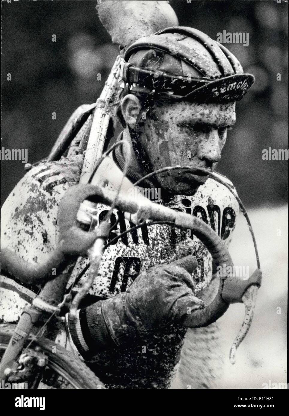 1. Januar 1978 - Albert Zweifel: Welt-Campion zum dritten Mal: am vergangenen Wochenende bei Cycle-Cross-WM in Spanien Schweizer Stockfoto