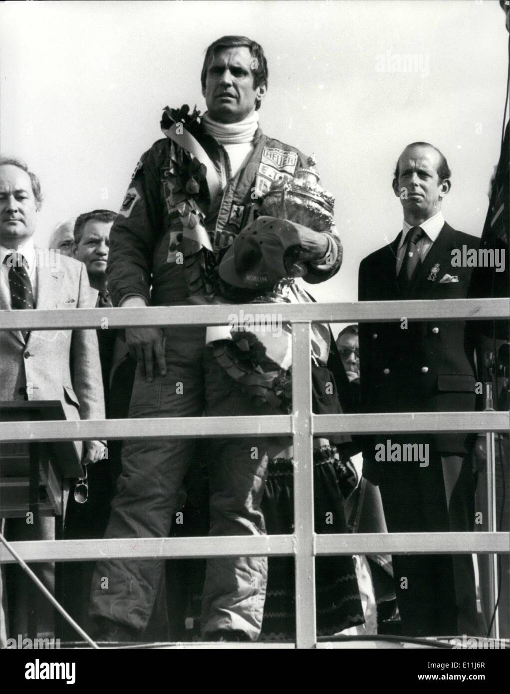 7. Juli 1978 - Carlos Reutemann fahren eines Ferrari gewinnt den britischen grand Prix in Brands Hatch: gestern das argentinische Carlo Stockfoto