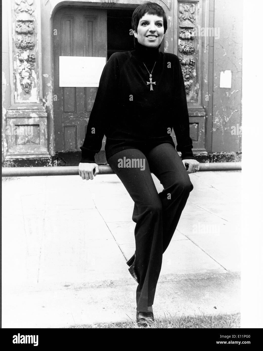 Sängerin Liza Minnelli Touren Wilton es Grand Music Hall Stockfoto
