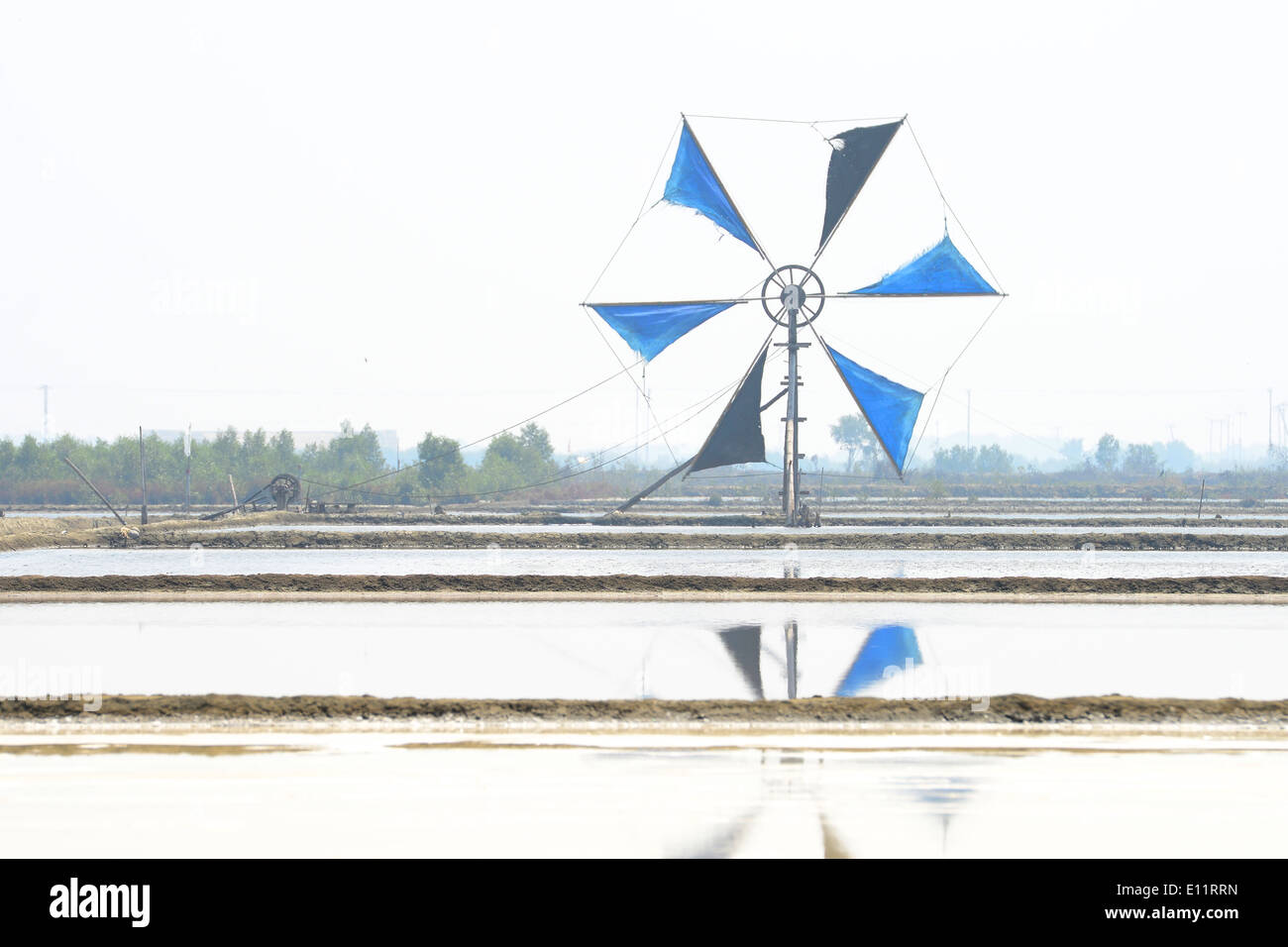 Windmühle für die Landwirtschaft Stockfoto