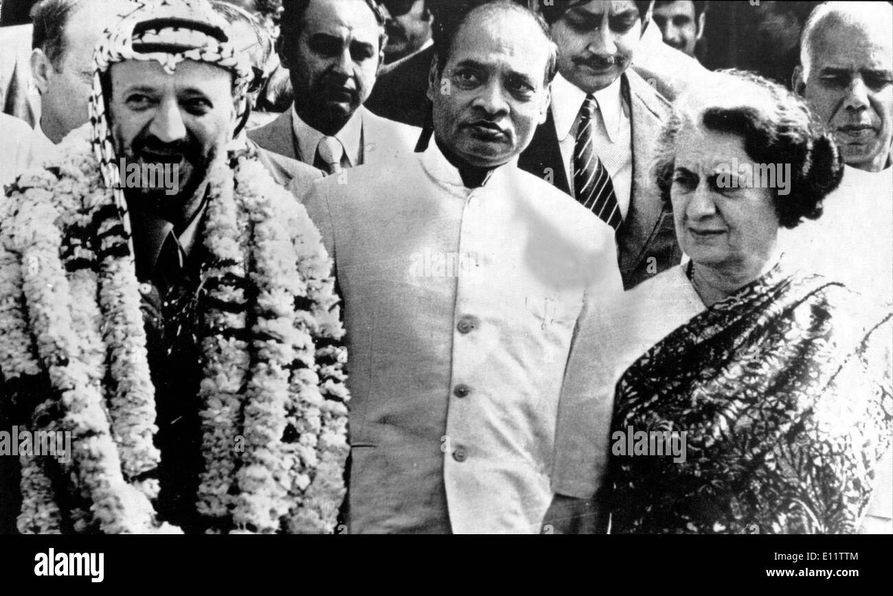 Indiens erste weibliche Premierministerin INDIRA GANDHI Fortschritte bei der Modernisierung Indien gemacht aber nie seine politischen Unruhen niedergeschlagen. Stockfoto