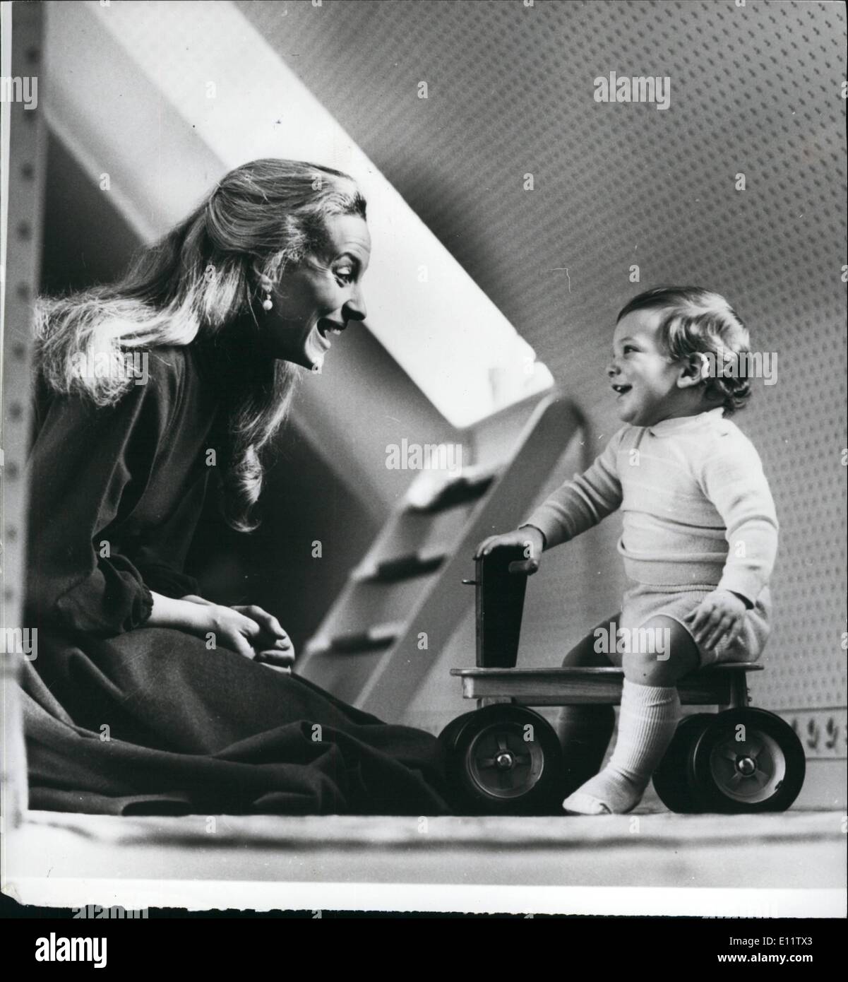 4. April 1980 Lord Frederick Windsor im Alter von einem Jahr