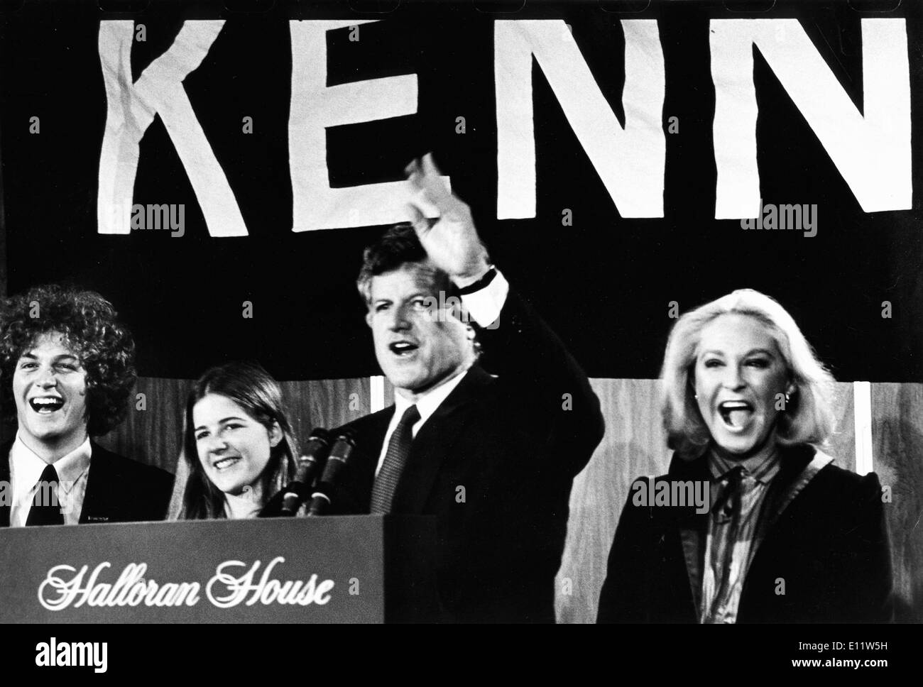 25. April 1980 - New York, New York, USA - US-Senator Edward Moore "Ted" Kennedy. Stockfoto