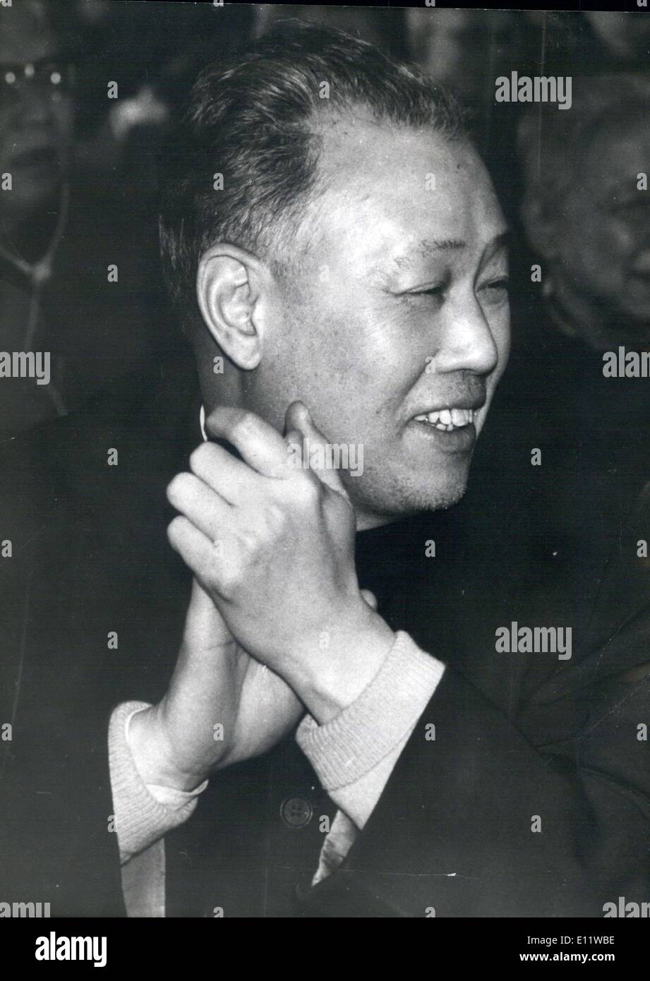 Sep 01, 1980 - Premierminister Zhao Ziyang des kommunistischen Chinas in Peking Stockfoto