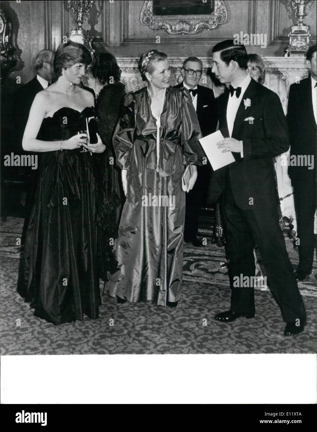 3. März 1981 - Prinzessin Diana & Prinz Charles Stockfoto