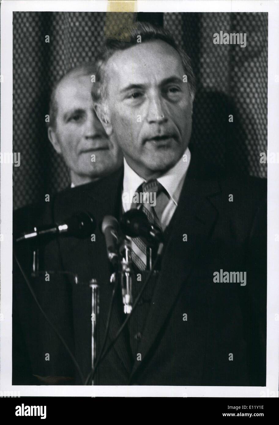 11. Dezember 1980 - neue HEW Setary Richard Schweiker: Richard S. Schweiker wurde von Präsident wählt Ronald W. Reagan, als Stockfoto