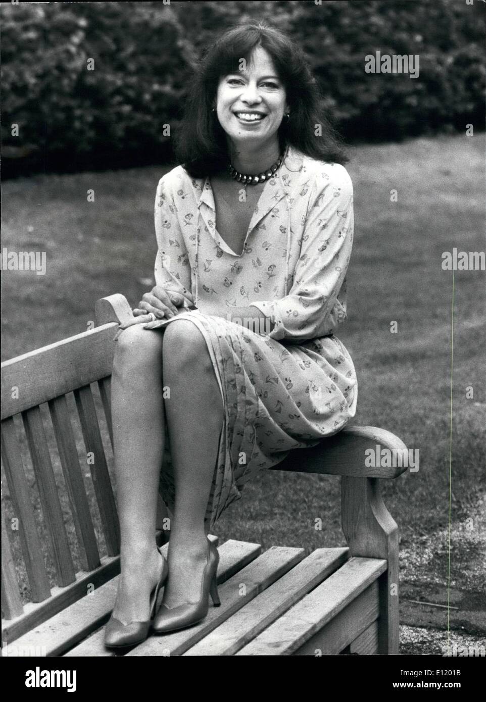 7. Juli 1981 - Jane Walmsley tritt die BBC: Amerikanische Radio-Produzent Jane Walmsley hat die BBC verbunden und im September wird Sie Stockfoto