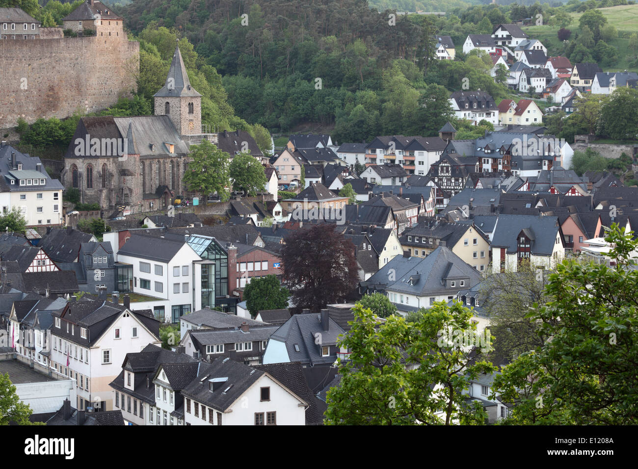 Stadt Dillenburg in Hessen, Deutschland Stockfoto