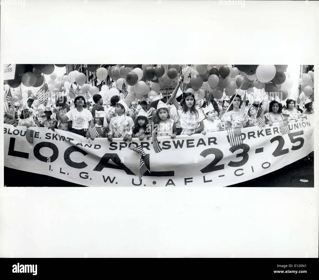 Sept. 07, 1981 - NYC, Labor Day Parade. Stockfoto