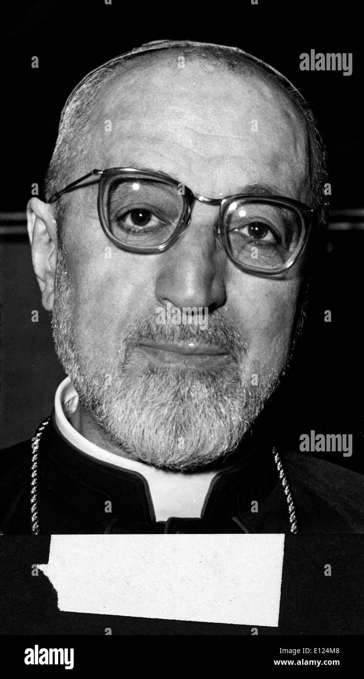 GREGORIO PIETRO AGAGIANIAN Bischof von Comania von Armenien, Patriarca von Cilicia, Kardinal Stockfoto