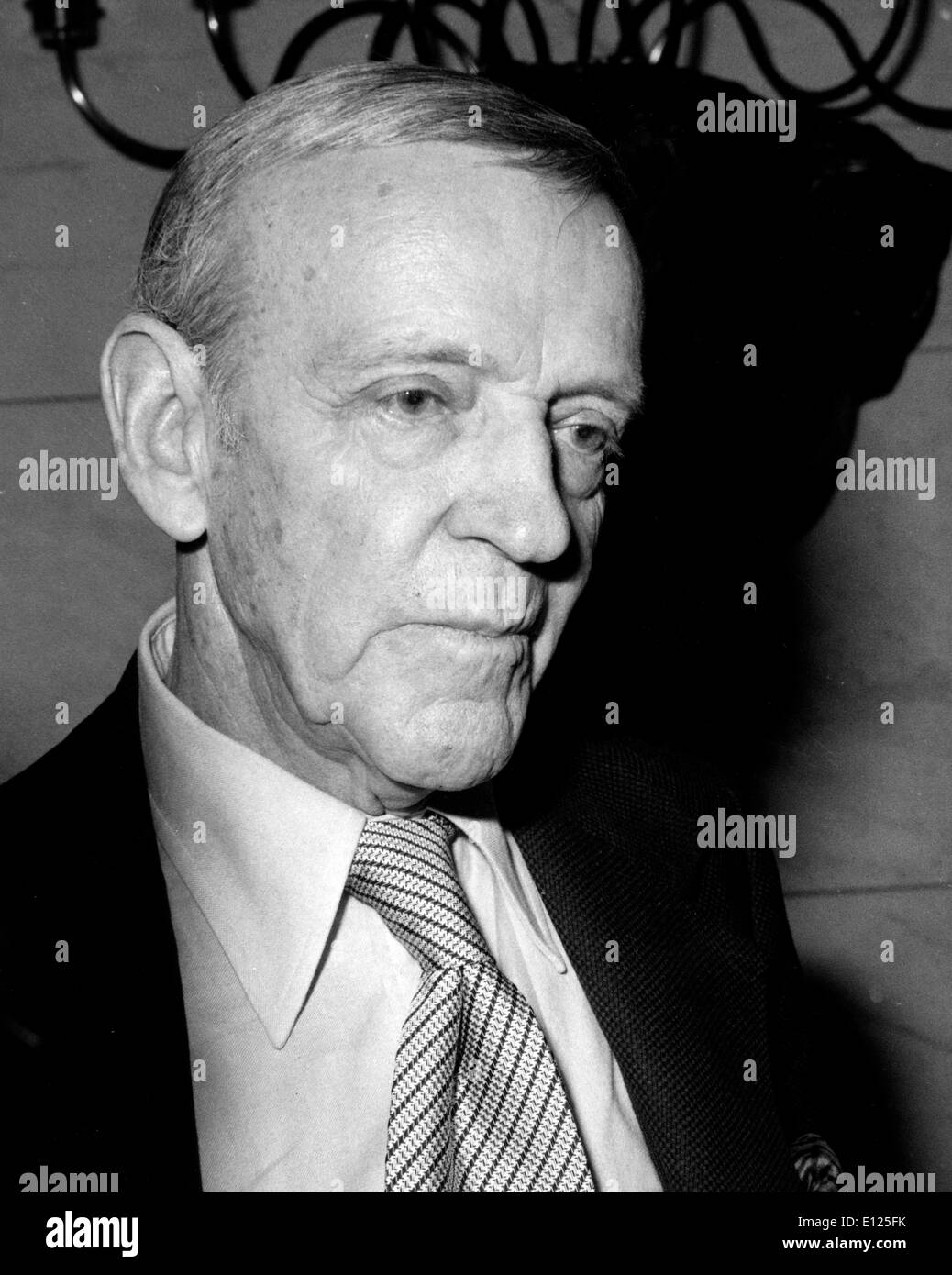 Tänzer Fred Astaire in seinen späteren Jahren Stockfoto