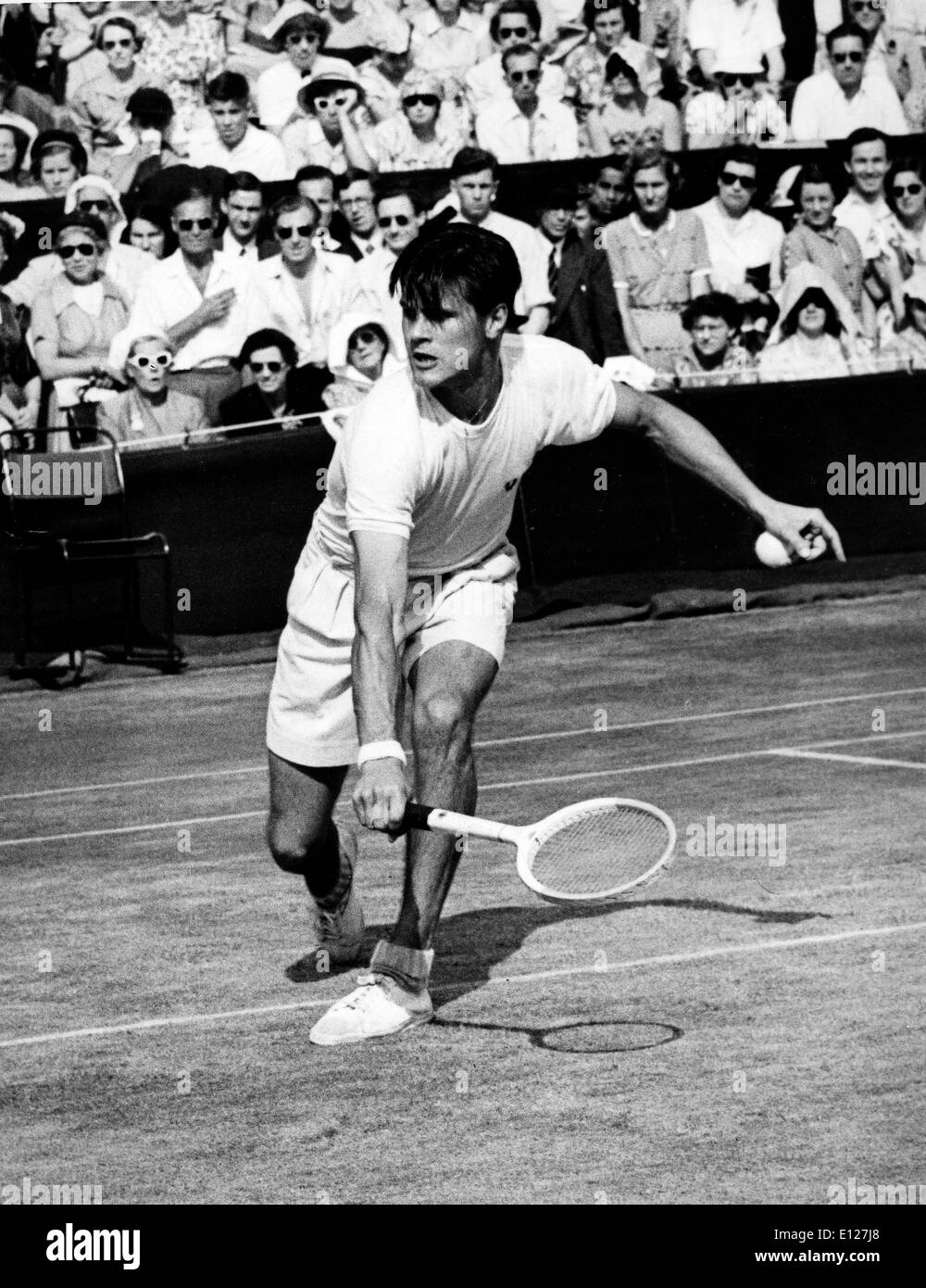 1. April 2009 - war London, England, Vereinigtes Königreich - SVEN DAVIDSON 13. Juli 1928 Ð 28. Mai 2008 ein schwedischer Tennisspieler. Im Jahre 1957 Stockfoto