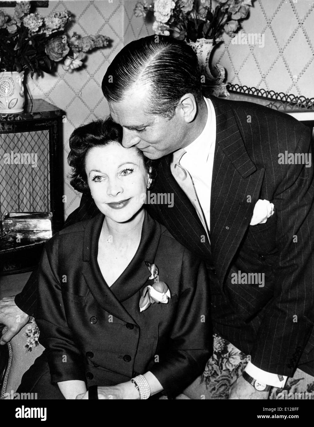 1. April 2009 - Vereinigtes London, England, Königreich - VIVIEN LEIGH. Laurence Kerr Olivier, Baron Olivier, OM (IPA: /Ëˆl...'R... ™ ns... ™ Ëˆl...ªvie...ª/; 22 Mai 1907 Â €"11. Juli 1989) war ein britischer Schauspieler, Regisseur und Produzent. (Bild Kredit: KEYSTONE Bilder USA/ZUMAPRESS.com) Stockfoto