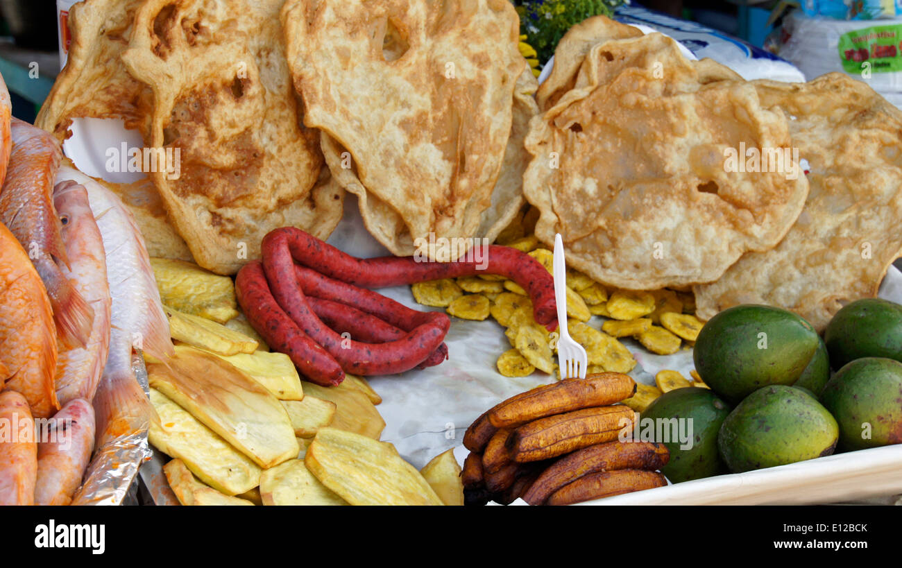 karibisches Essen Stockfoto