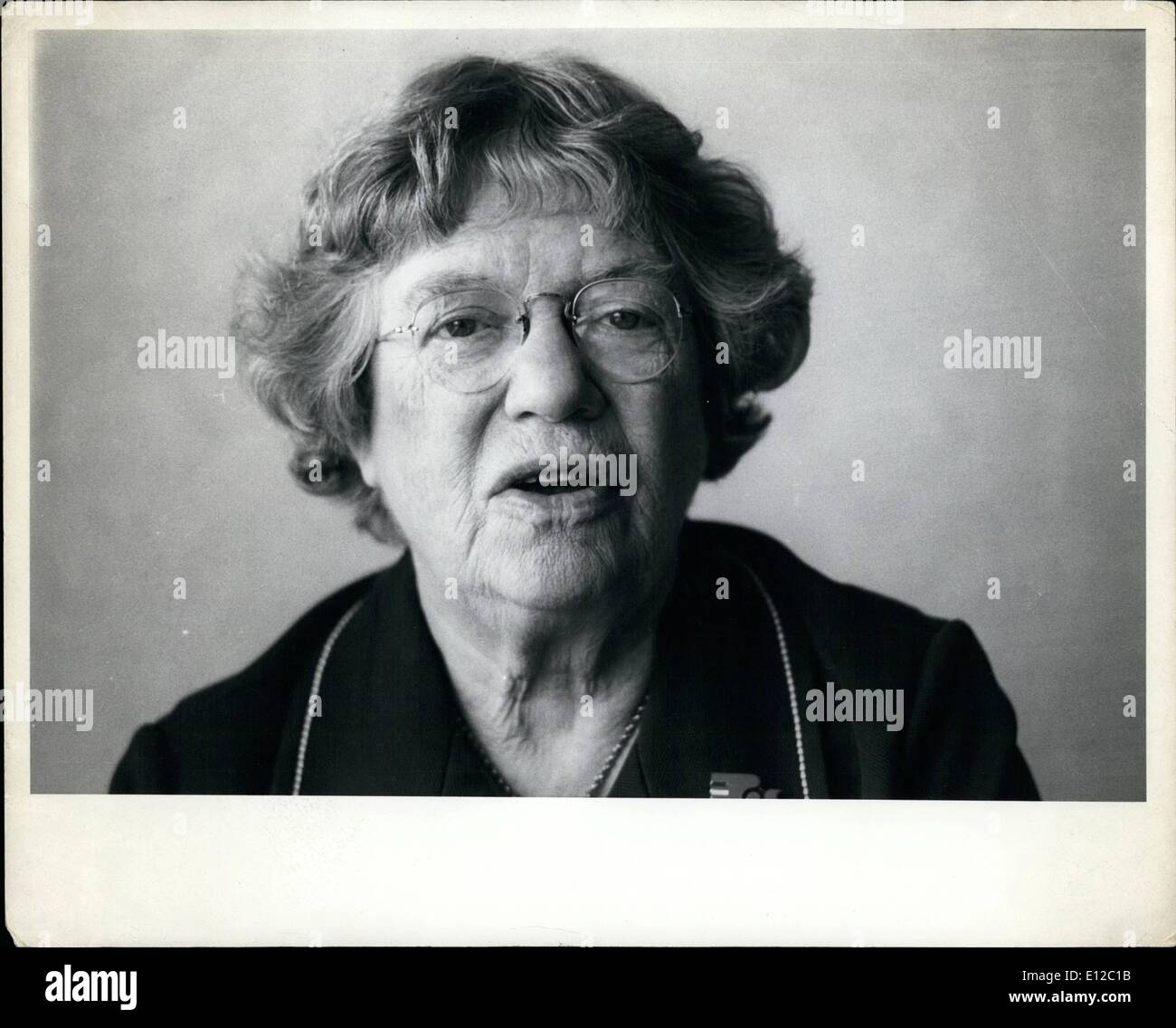16. Dezember 2011 - Margaret Mead. Stockfoto