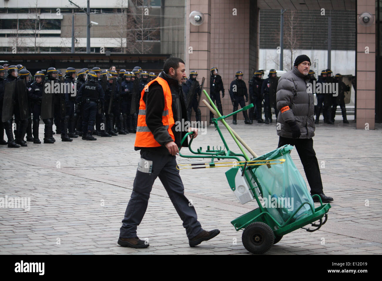 Demonstration der Schüler für die Bildung und gegen die Reformen der Schule, Lyon, Rhône, Rhône-Alpes, Frankreich. Stockfoto