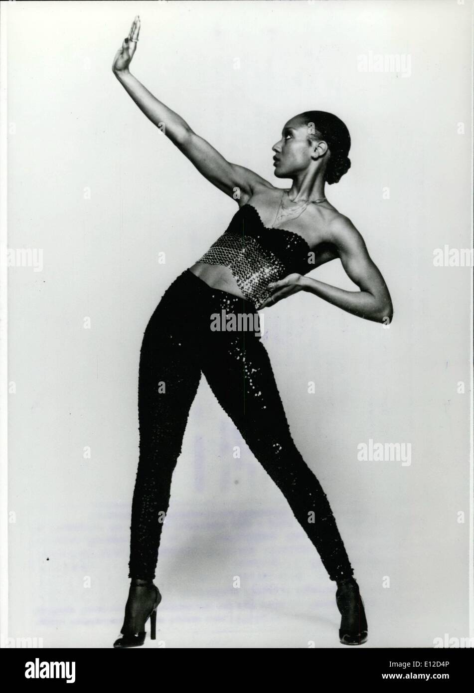 19. Dezember 2011 - ein schwarzer Diamant auf dem Disco-Ski: Amii Stewart "Bubbling Brown Sugar''... Diese Rasant und erfolgreiche Musical von Stockfoto