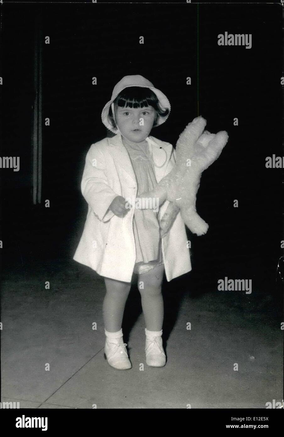 20. Dezember 2011 - Off zu den Kanarischen Inseln. O.P.S Diana Gracia, die Tochter des ungarischen Schauspielerin Eva Bartok, fotografiert in Stockfoto