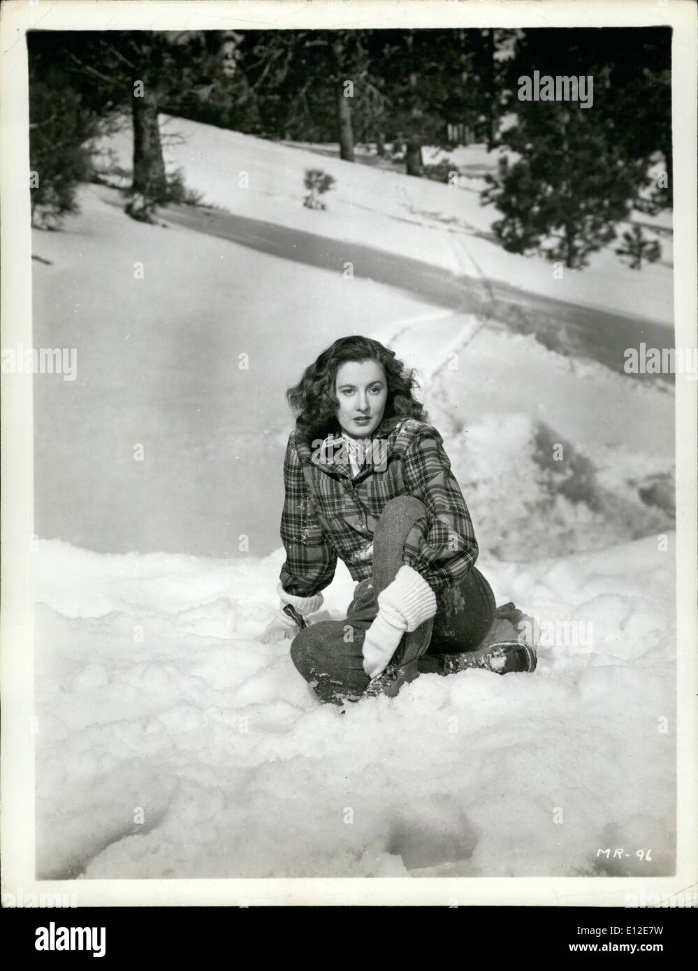 15. Dezember 2011 - Barbara Stanwyck. Stockfoto