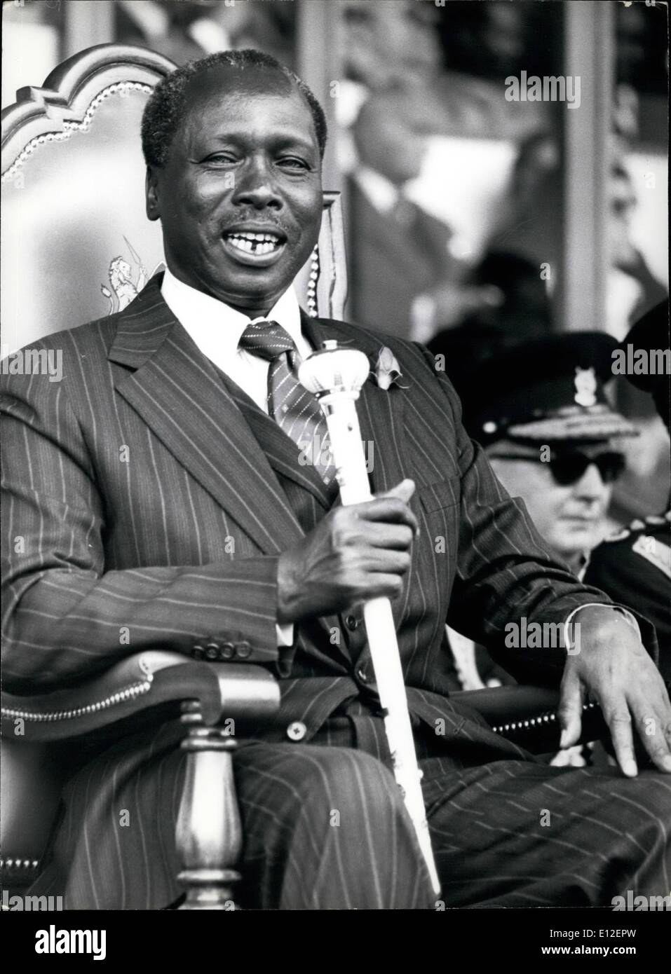 21. Dezember 2011 - Moi Kenia: Daniel Arap Moi, der Präsident der Republik Kenia seit 22. August 1978. Geboren 1924 in Sacho, Baringo District, Kenia. Kredit: Camerapix Stockfoto