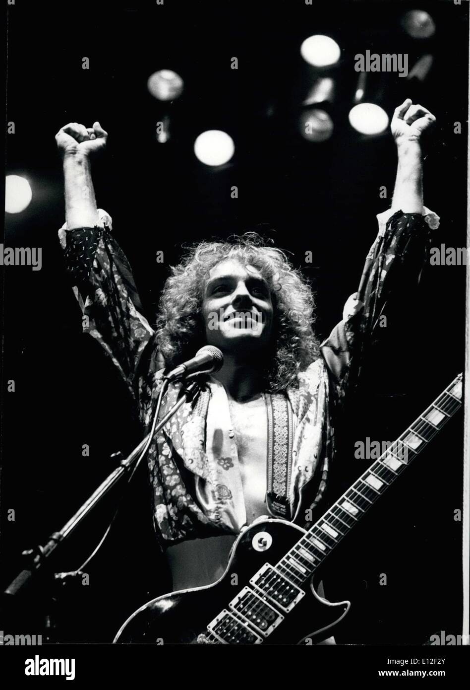 21. Dezember 2011 - Peter Frampton, Sänger. Stockfoto