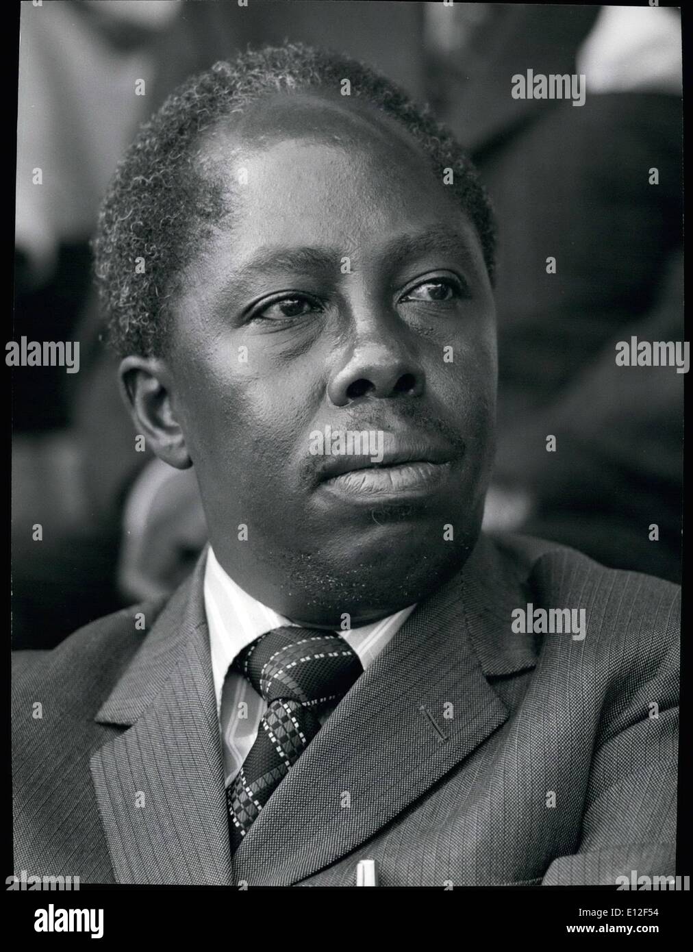 21. Dezember 2011 - Dr. JULIUS GIKONYO KIANO, kenianische Minister für Industrie und Handel, geboren 1926. Allianz, Makerere (in USA) gebildet Antioch, Kalifornien. Lehrbeauftragter, Universität von Nairobi, 1956. In Legislativrat 1958 gewählt. Minister für Handel und Industrie, 1960. Minister für 1965. Minister für Handel und Industrie, 1969. Stockfoto