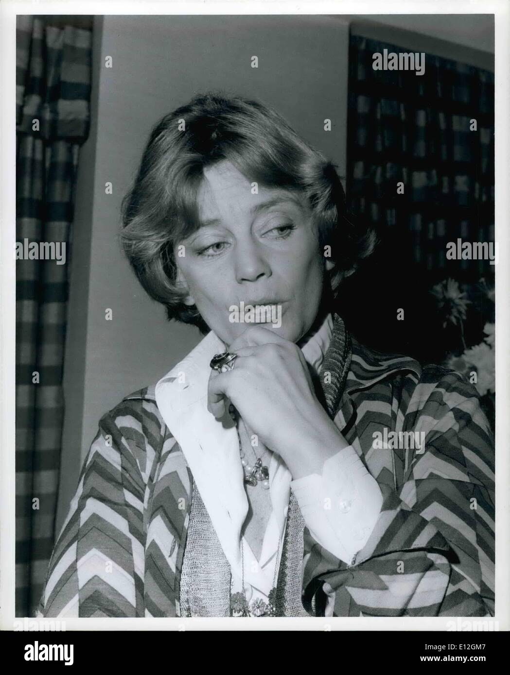 29. Dezember 2011 - war Maria Schell ein österreichisch/schweizerische Schauspielerin, die die Coppa Volpi als beste Schauspielerin bei den Filmfestspielen von Venedig im Jahr 1956 für Gervaise gewann. Stockfoto