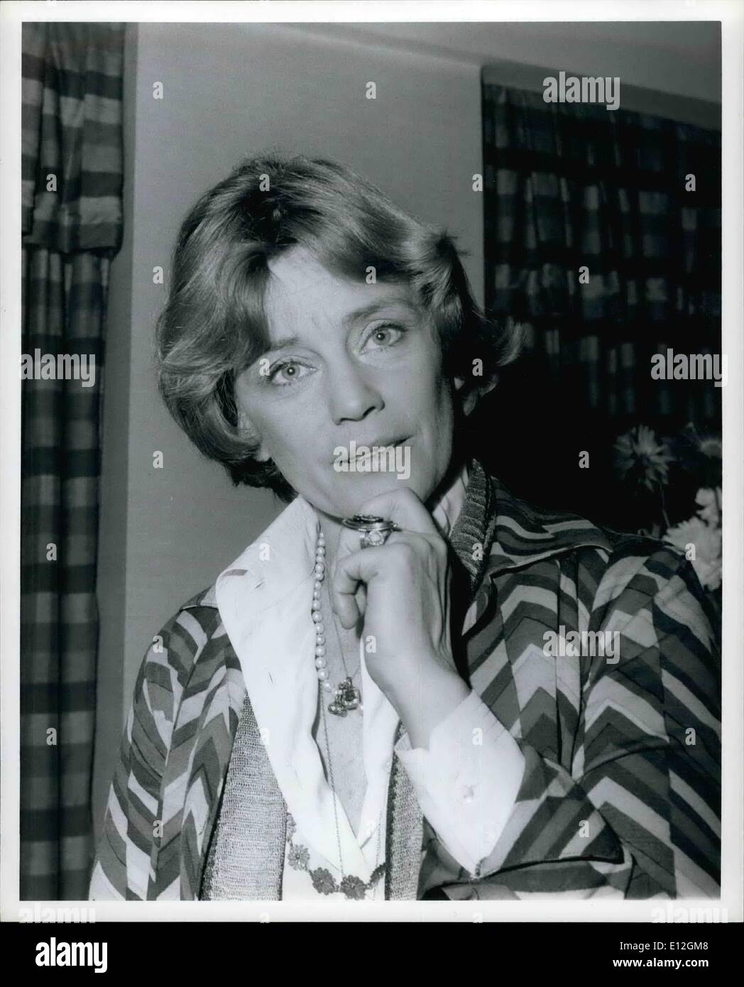29. Dezember 2011 - war Maria Schell ein österreichisch/schweizerische Schauspielerin, die die Coppa Volpi als beste Schauspielerin bei den Filmfestspielen von Venedig im Jahr 1956 für Gervaise gewann. Stockfoto