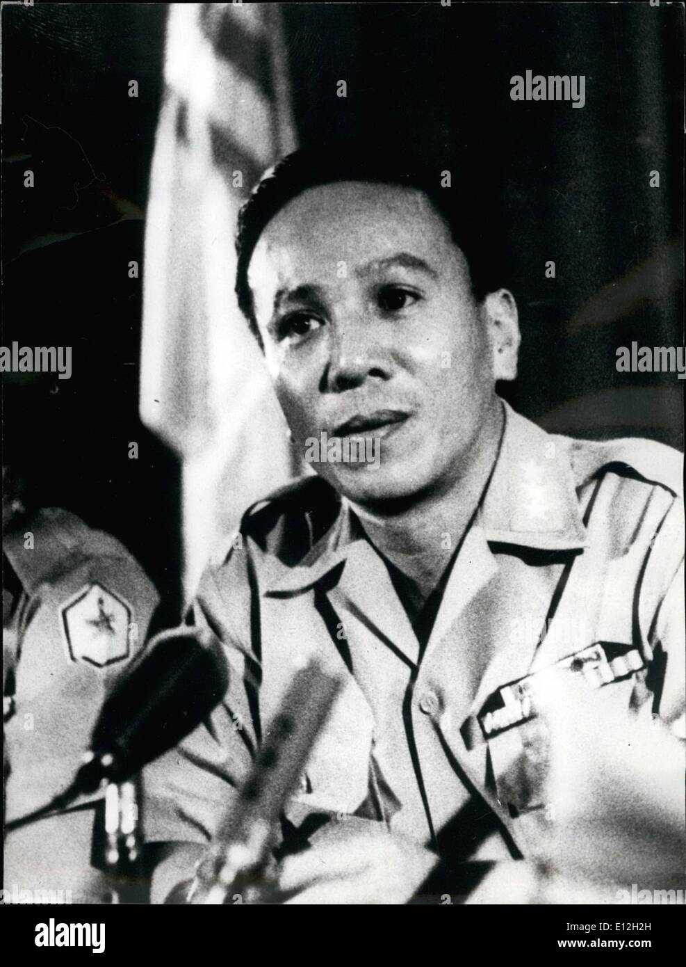 3. Januar 2012 - mag General Nguyen Van Stockfoto