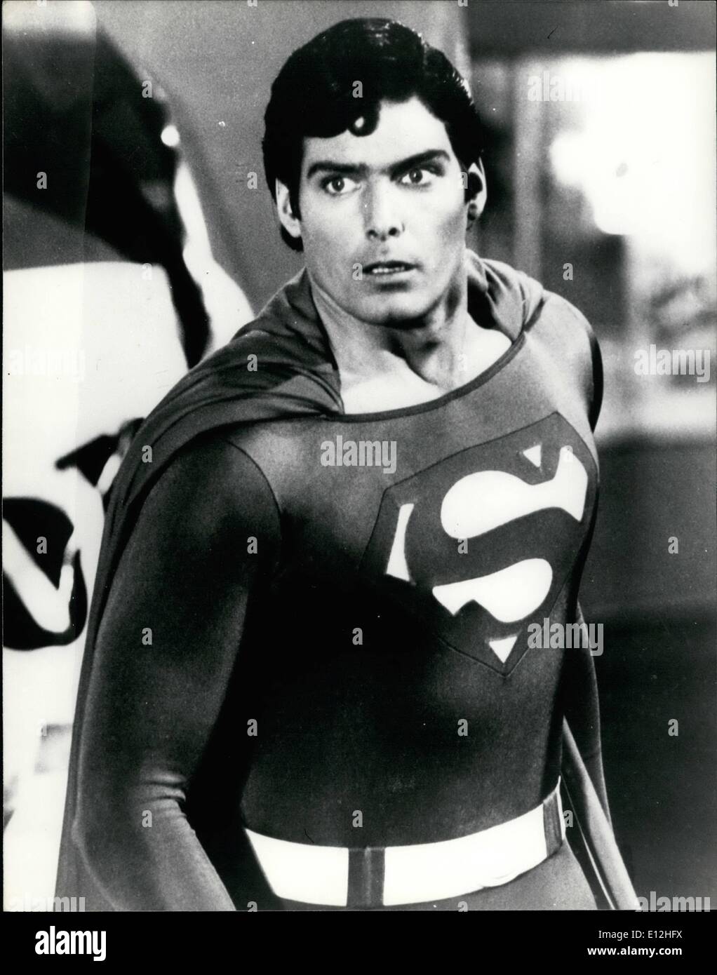 24. Februar 2012 - Christopher Reeve - "Superman" Stockfoto