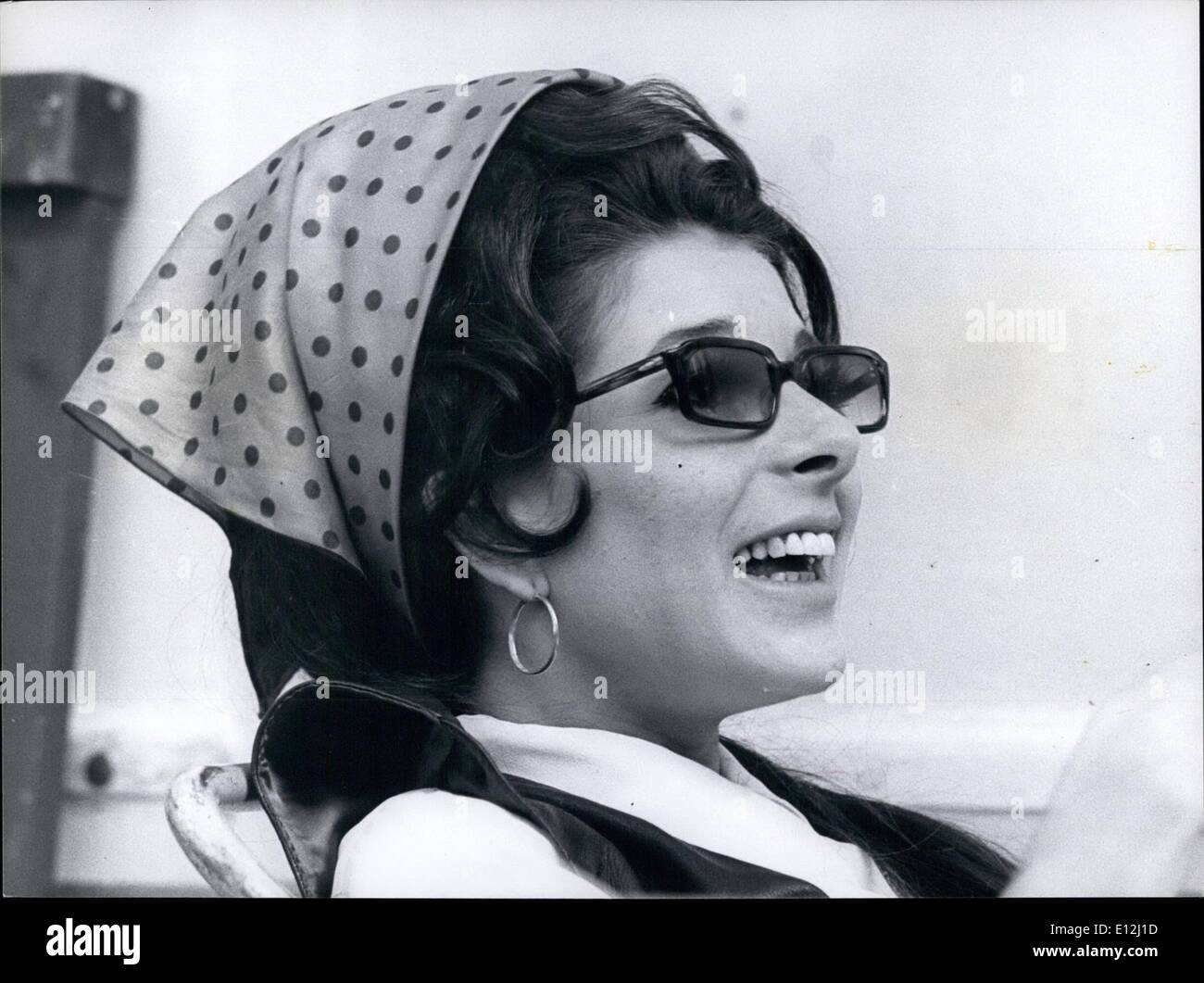 9. Januar 2012 - shows in England, um eine Reihe von Farb-TV aufgezeichnet wurde Folksänger Komponisten Bobby Gentry - für BBC Stockfoto