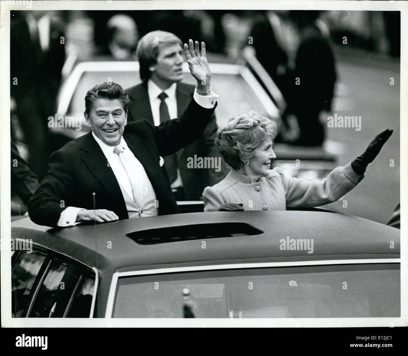 24. Februar 2012 - Ronald Reagan Stockfoto
