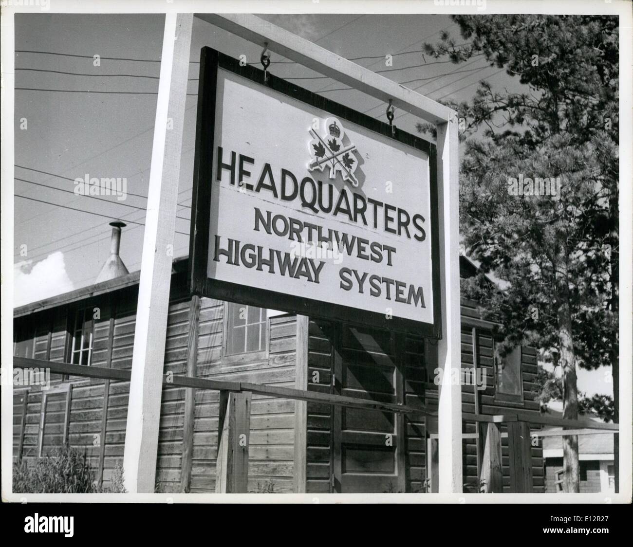 24. Februar 2012 - Hauptquartier, Northwest Highway System, Whitehorse, Y.T Stockfoto