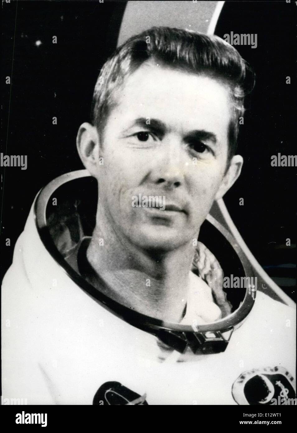 26. Februar 2012 - Stuart Roosa Apollo 14 Befehl Modul-Pilot. Foto zeigt Apollo 14 Befehl Modul-Pilot Stuart Roosa gezeigt mit Stockfoto