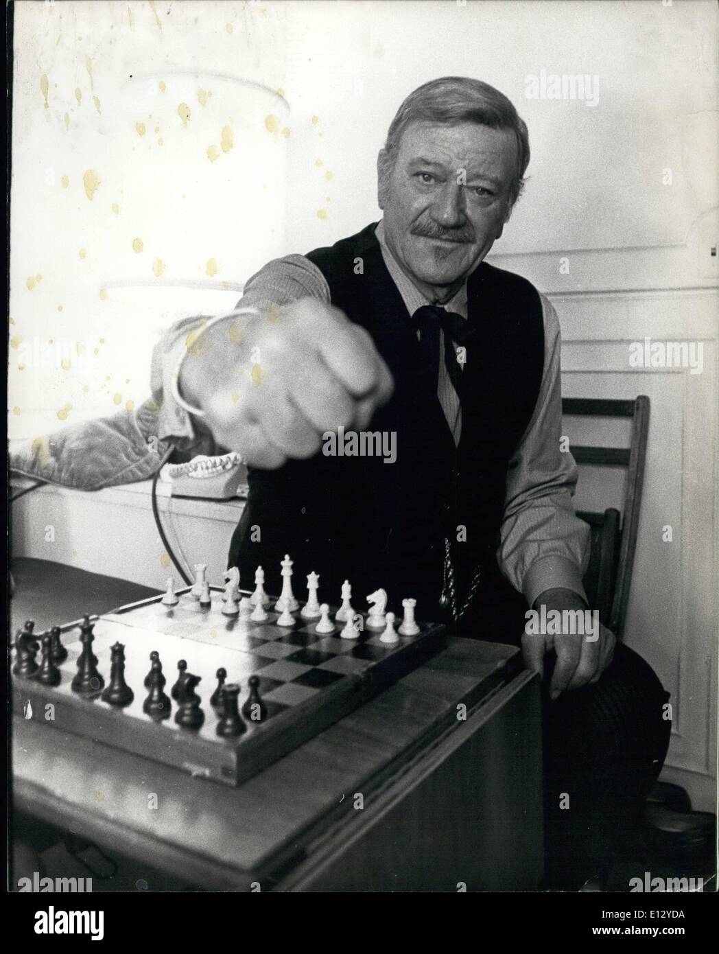 26. Februar 2012 - John Wayne ca Modal N. Star Stockfoto