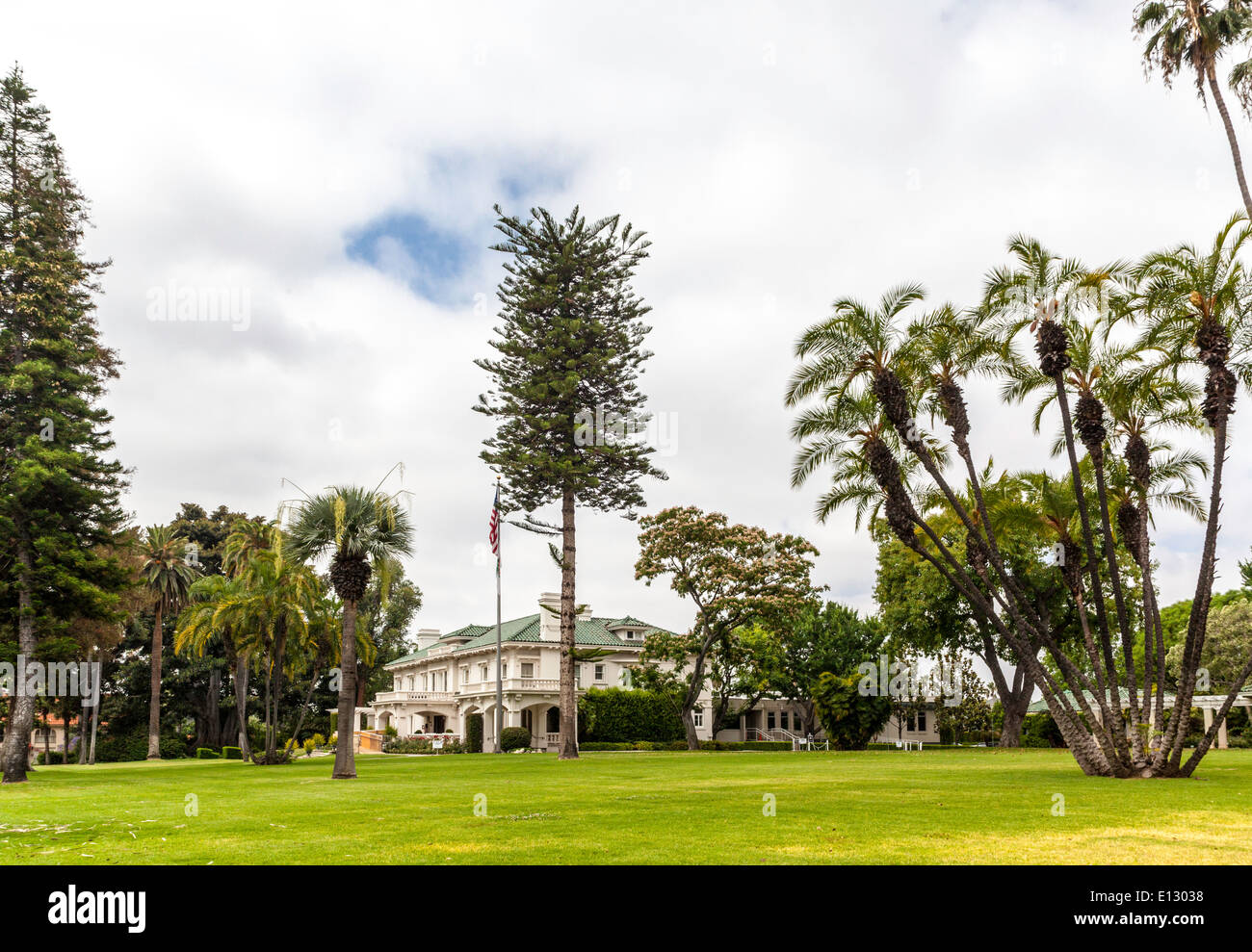 Die William Wrigley Mansion in Pasadena Kalifornien jetzt das Tournament of Roses-Haus Stockfoto