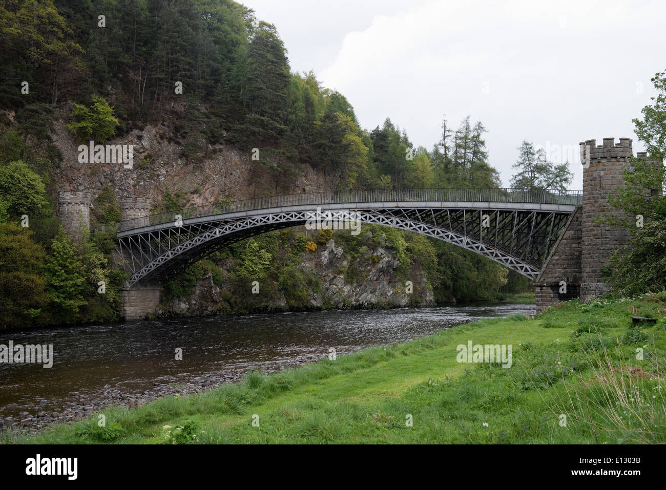Thomas Telford Craigellachie Brücke, Moray, Schottland -1 Stockfoto