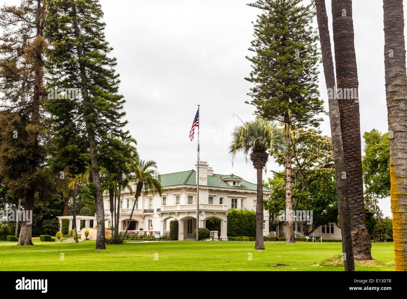 Die William Wrigley Mansion in Pasadena Kalifornien jetzt das Tournament of Roses-Haus Stockfoto