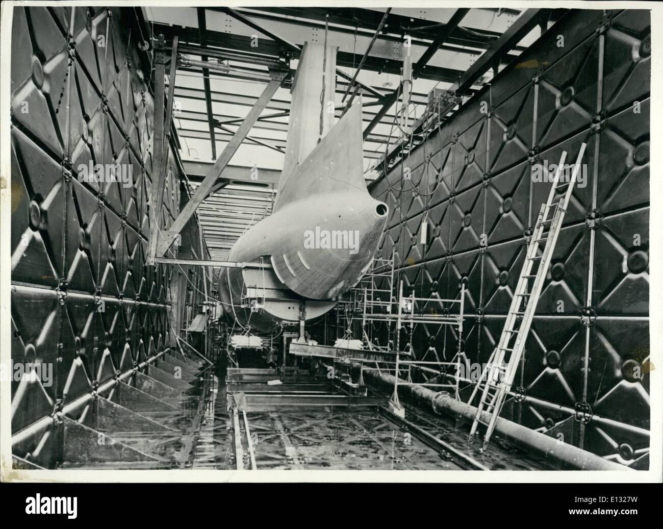 26. Februar 2012 - britische offizielle Foto Ministerium für Versorgung, durch die zentrale Information, London gesichert. Krone copyri Stockfoto